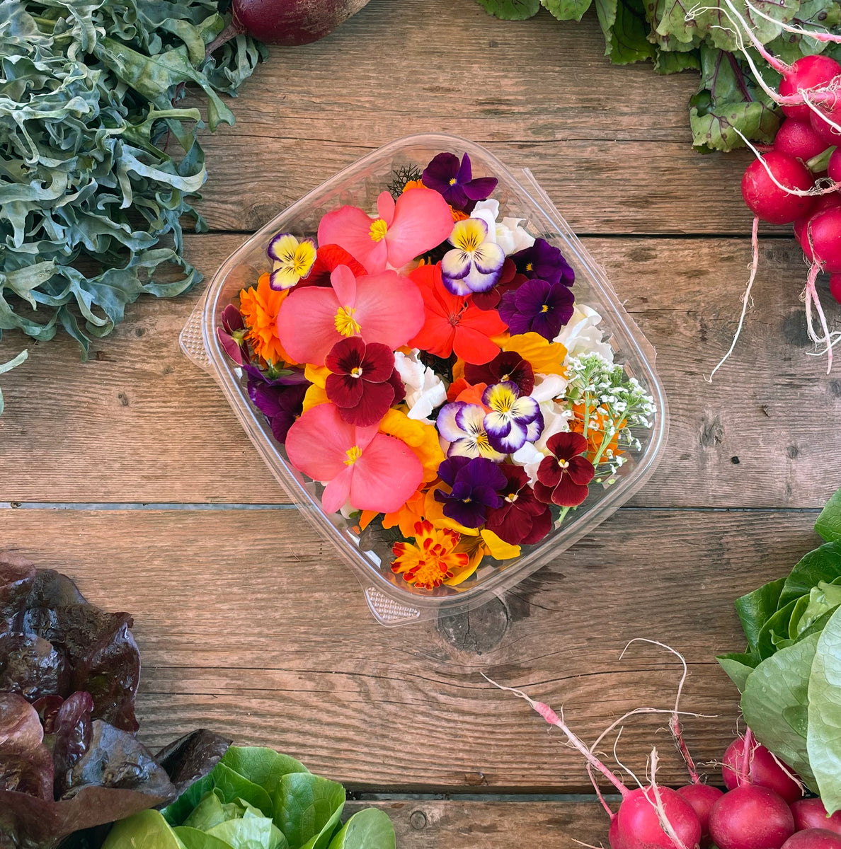 Five Fingers Farm - Dried Edible Flowers Pouch – The Botanique Shop