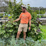 French Farms t-shirt, designed by Beth Rhodes, Melon