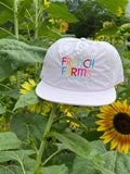 French Farms funfetti hat, Ghost Pink